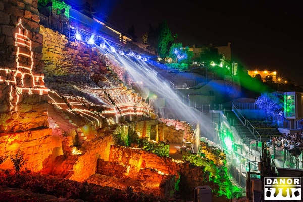 הללויה, המופע האור קולי באתר הארכאולוגי שבעיר דוד, ירושלים