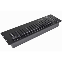 לוח פיקוד תאורה DMX 18 ערוצים | בקר תאורה מקצועי Eco Stage